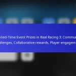 Limited-Time Event Prizes in Real Racing 3: Community challenges, Collaborative rewards, Player engagement