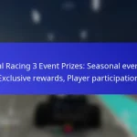 Real Racing 3 Event Prizes: Seasonal events, Exclusive rewards, Player participation