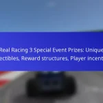 Real Racing 3 Special Event Prizes: Unique collectibles, Reward structures, Player incentives