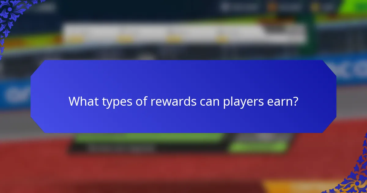 What types of rewards can players earn?
